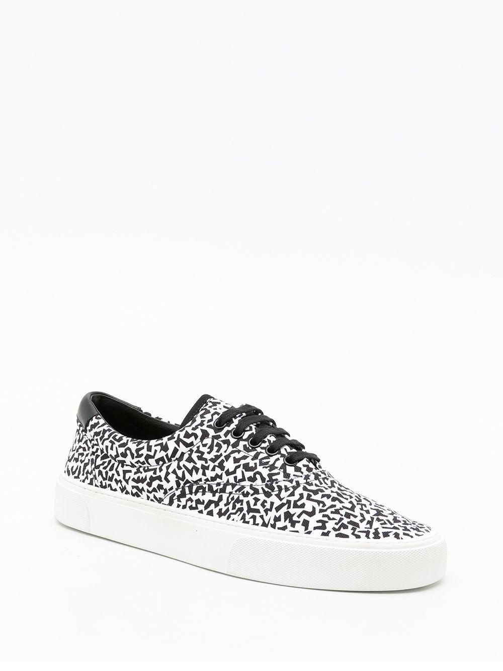 Venice Sparkle-print Low-top Sneakers In White Product Image