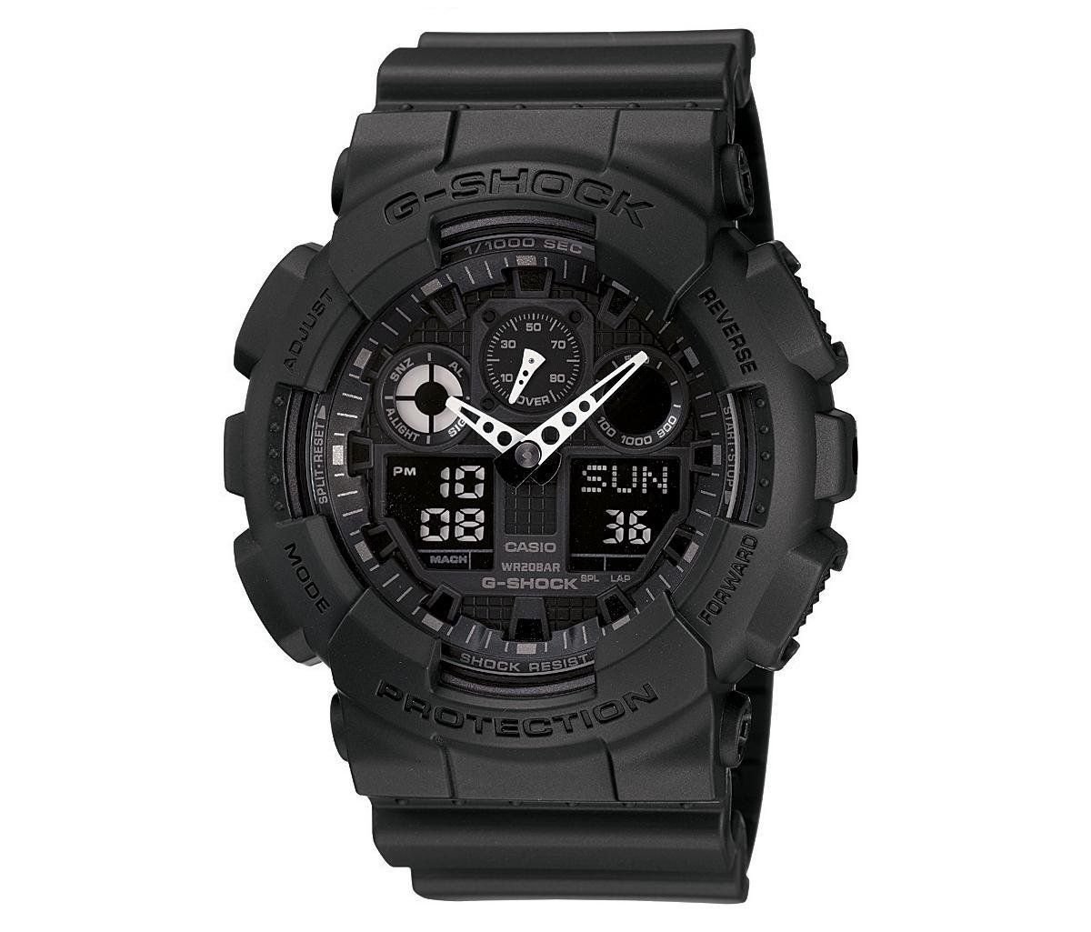 G-Shock Mens Black Resin Watch, 55mm Product Image