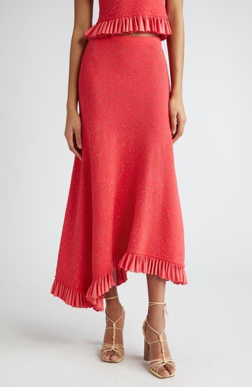 Ulla Johnson Josephine Eyelet Ruffle Maxi Skirt Product Image