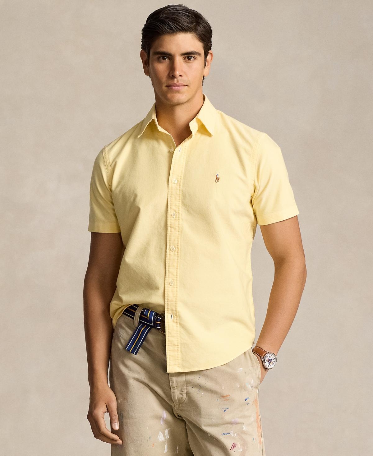 Mens Cotton Button-Down Oxford Shirt Product Image