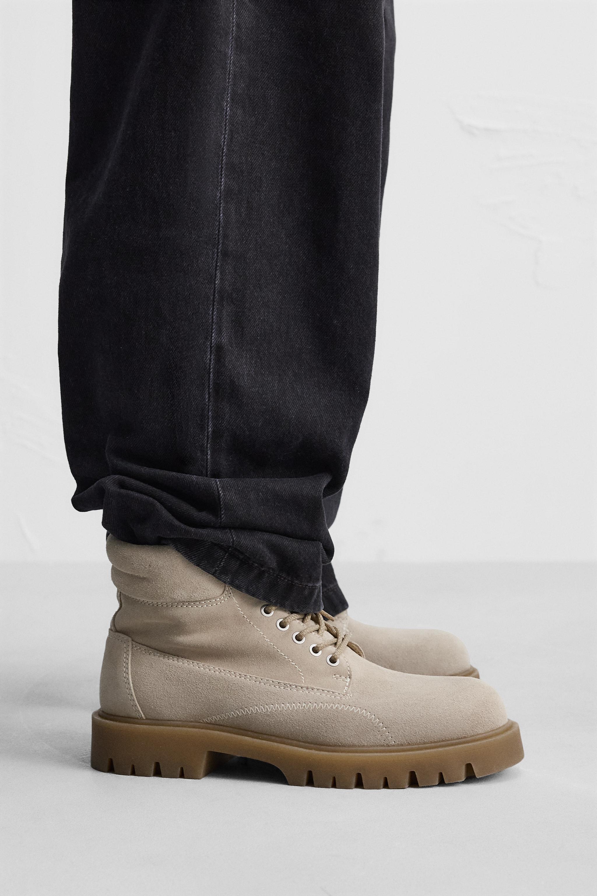 CHUNKY LACE-UP BOOTS Product Image