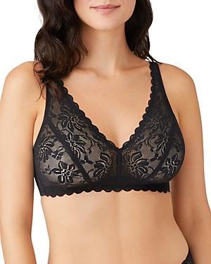 Wacoal Womens Soft Sense Lace Mesh Bralette 810334 Product Image