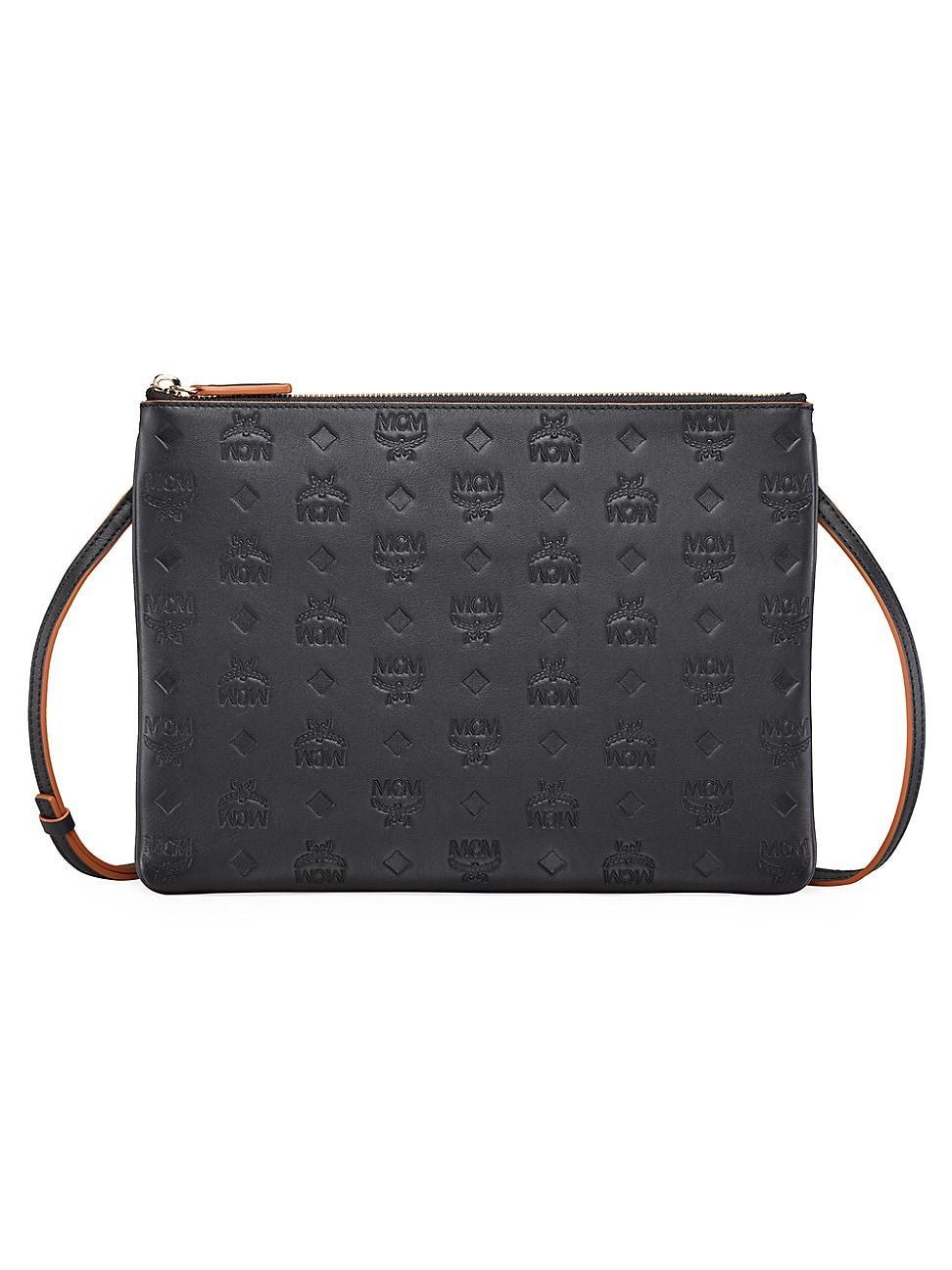 MCM Klara Monogram Leather Crossbody Pouch Product Image