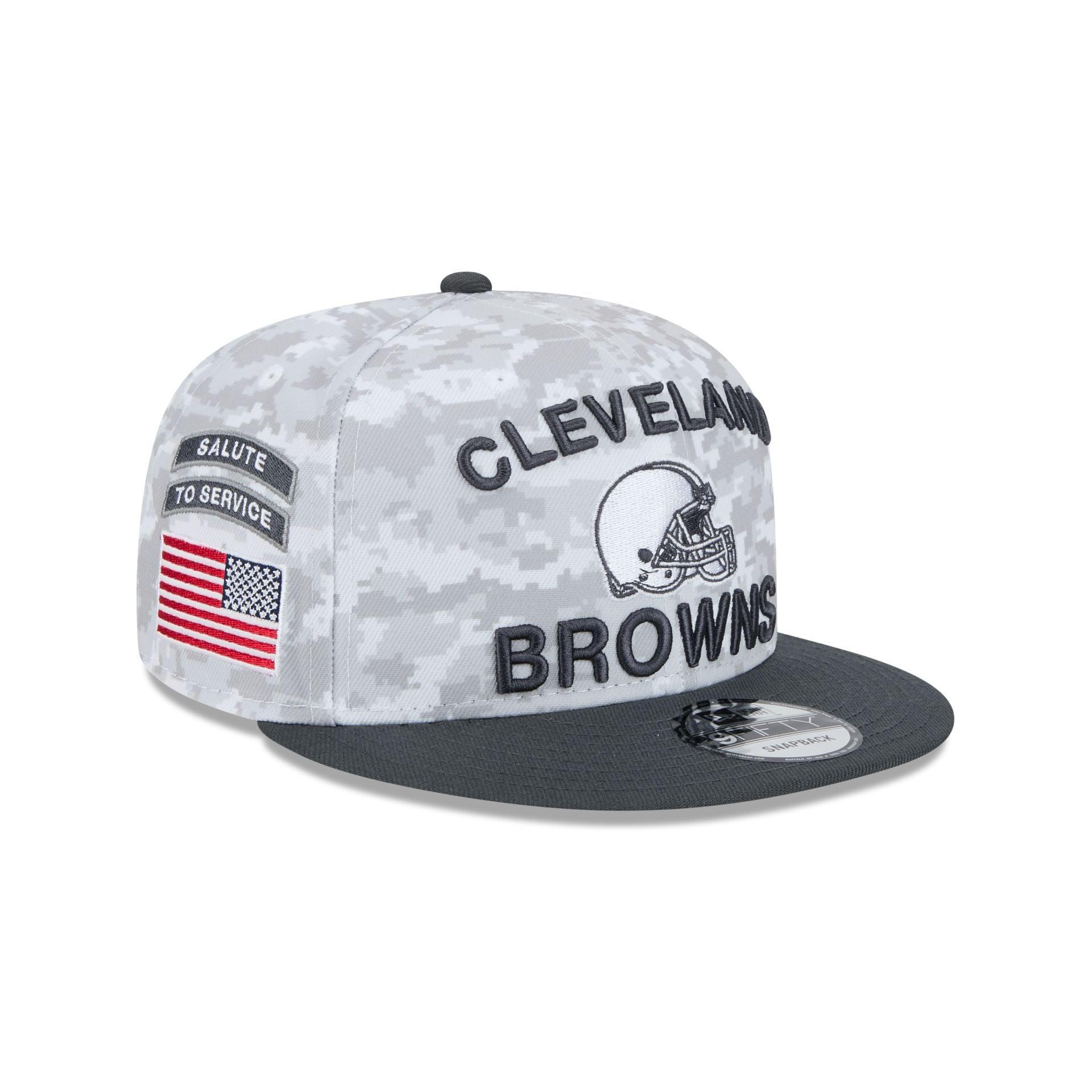 Cleveland Browns 2024 Salute to Service 9FIFTY Snapback Hat Male Product Image