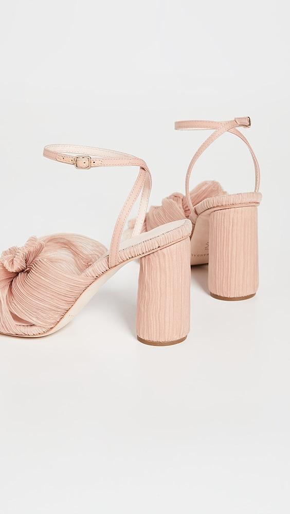 Loeffler Randall Camellia Pleated Bow Heel with Ankle Strap | Shopbop Product Image