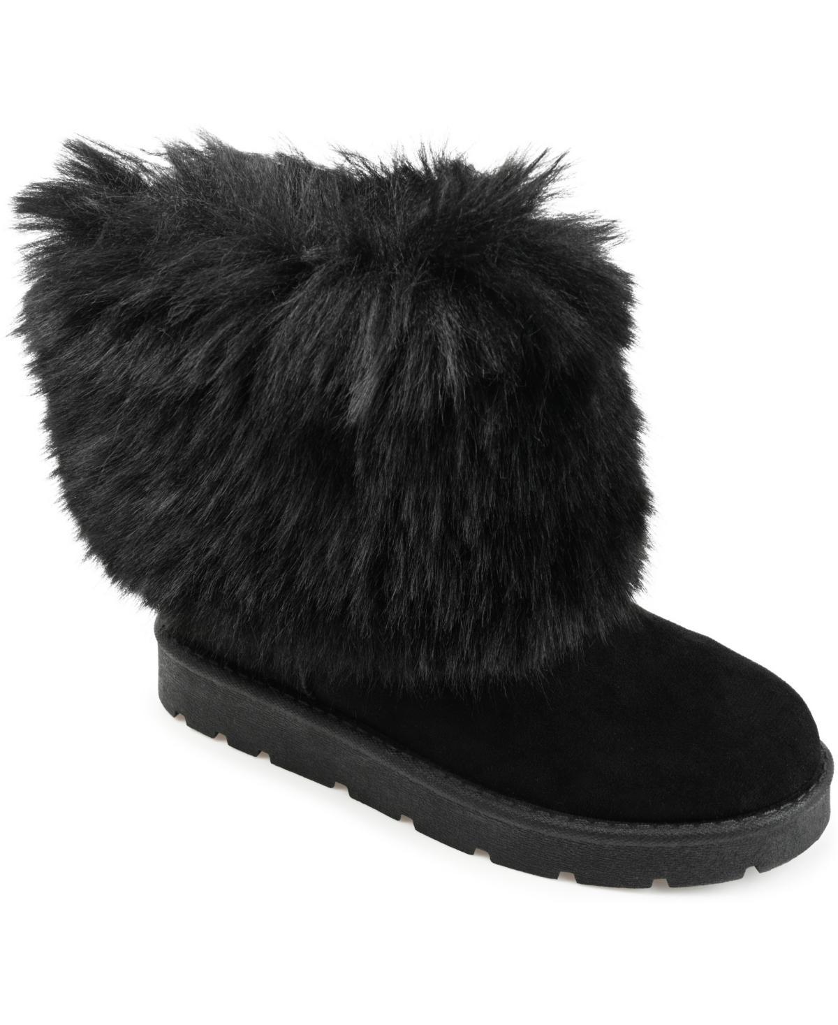 Journee Collection Shanay Tru Comfort Foam Womens Faux-Fur Winter Boots Product Image