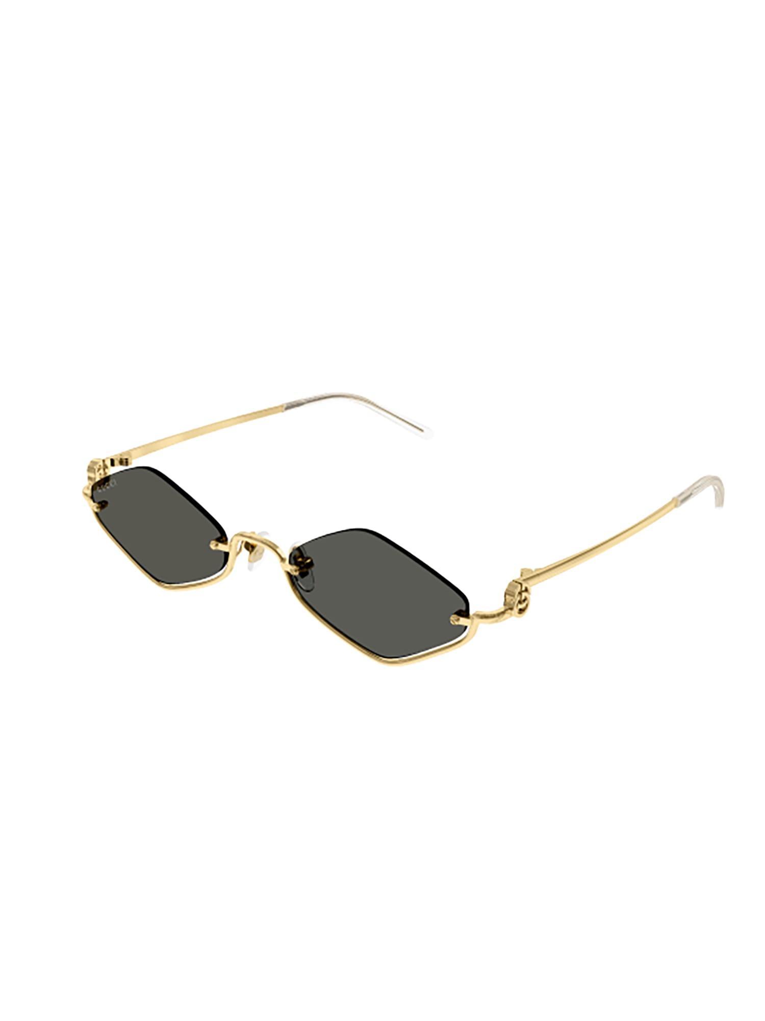 Gg1604s Sunglasses In Gold Gold Grey Product Image