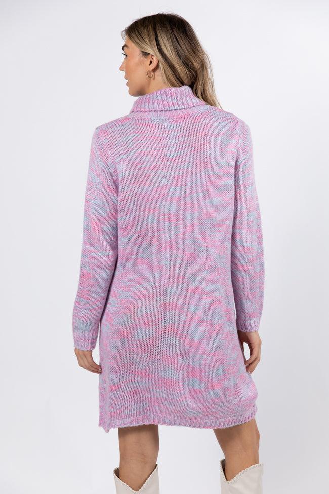 Winter Skies Multi Knit Sweater Dress FINAL SALE Product Image