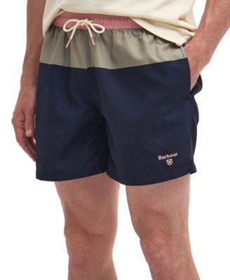 Barbour Mens Johann Colorblocked Swim Trunks Product Image