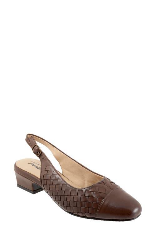 Trotters Dea Woven Slingback Pump Product Image