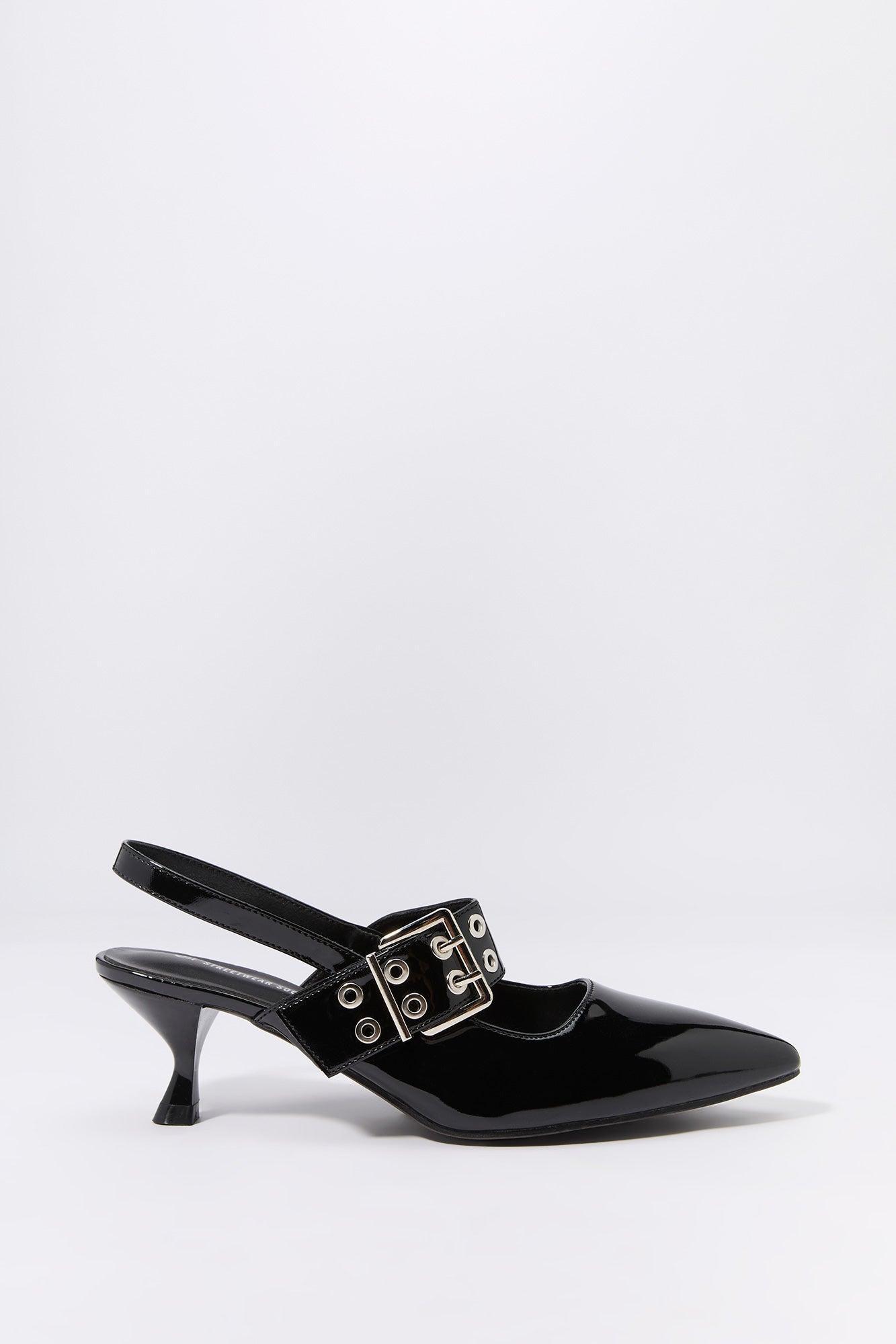 Slingback Buckled Kitten Heel Female product image