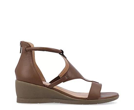 Journee Collection Womens Trayle Wedge Sandal Product Image