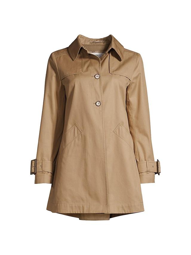 Womens Delon Cotton Trench Jacket Product Image