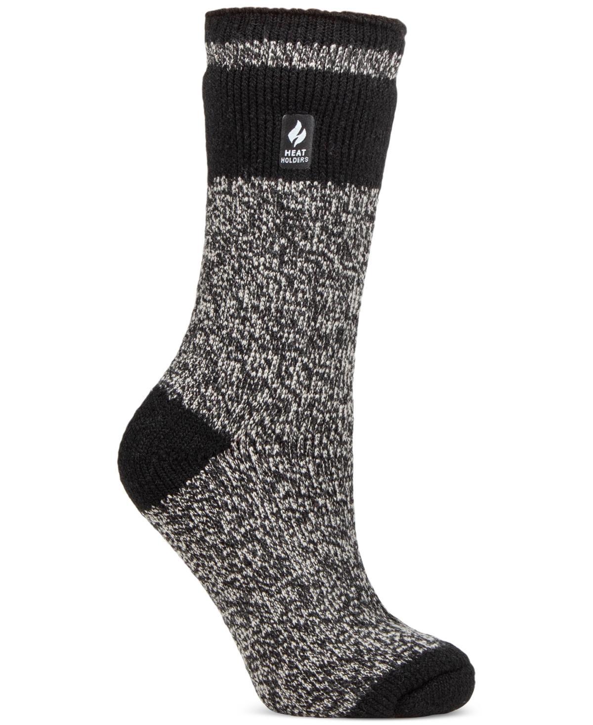 Womens Heat Holders Snowdrop Block Twist Crew Socks Product Image