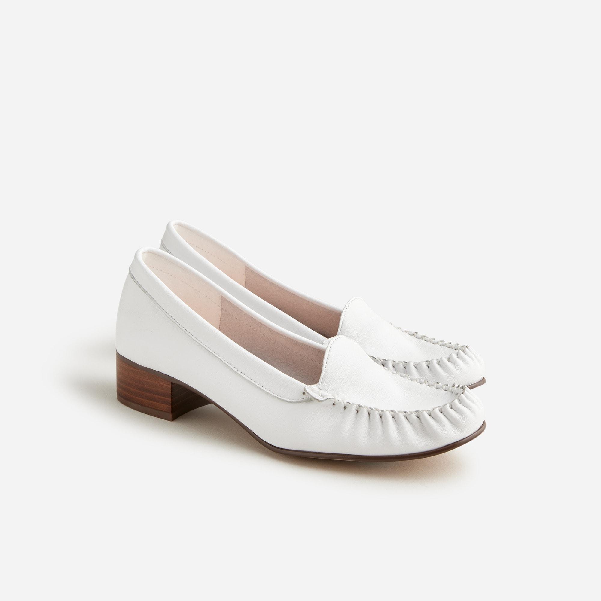 Maryam Nassir Zadeh X J.Crew loafer heels in leather Product Image