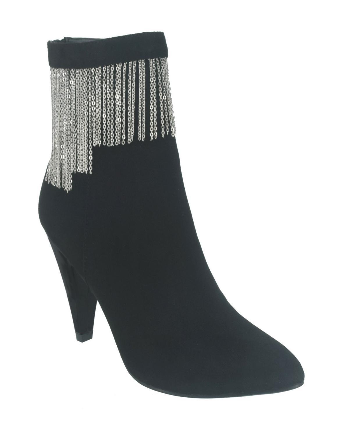 Impo Womens Toledo I Chain Fringe Ankle Boots Product Image