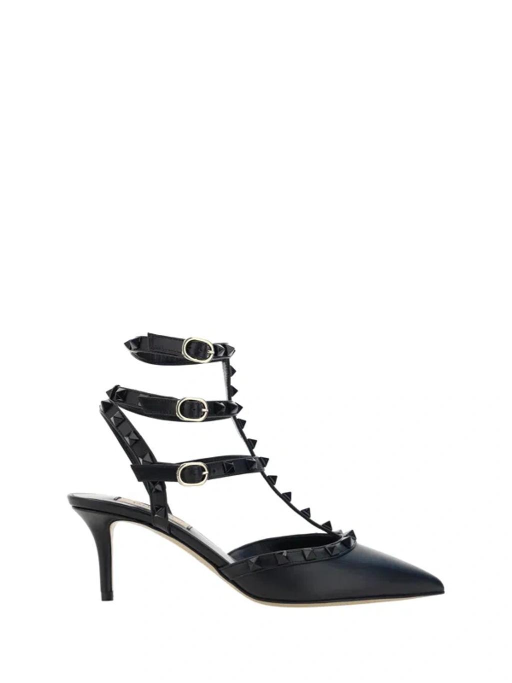 Rockstud Pumps In Nero Product Image