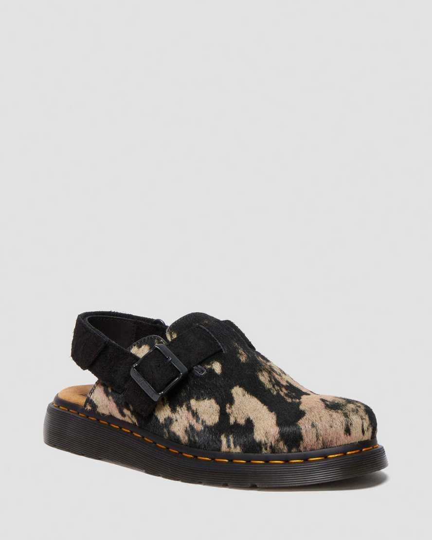 DR MARTENS Jorge Ii Contrast Hair On Slingback Mule Product Image