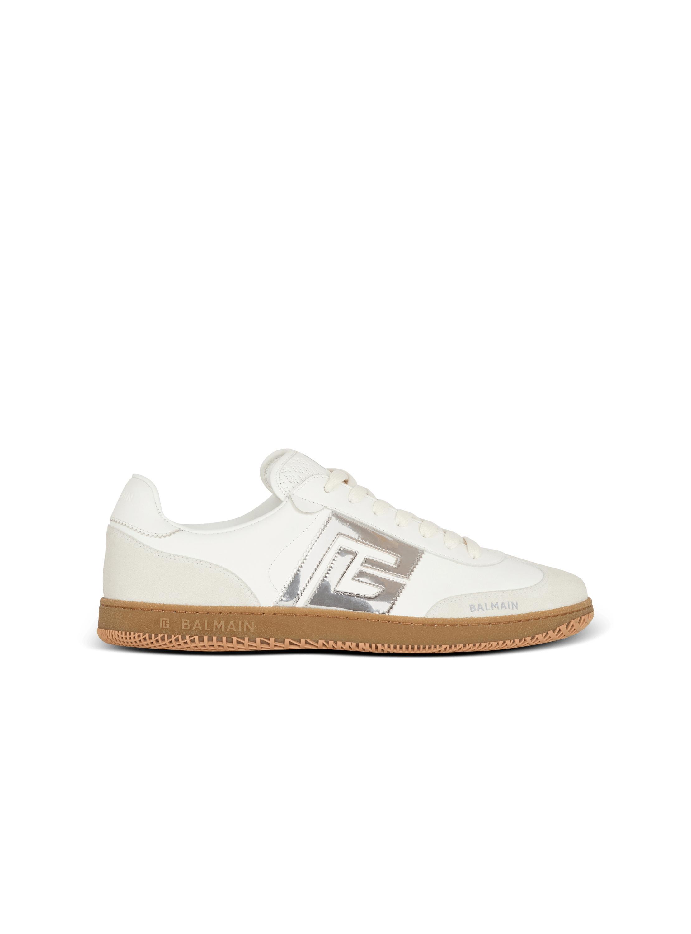 Calfskin Balmain Swan trainers Product Image