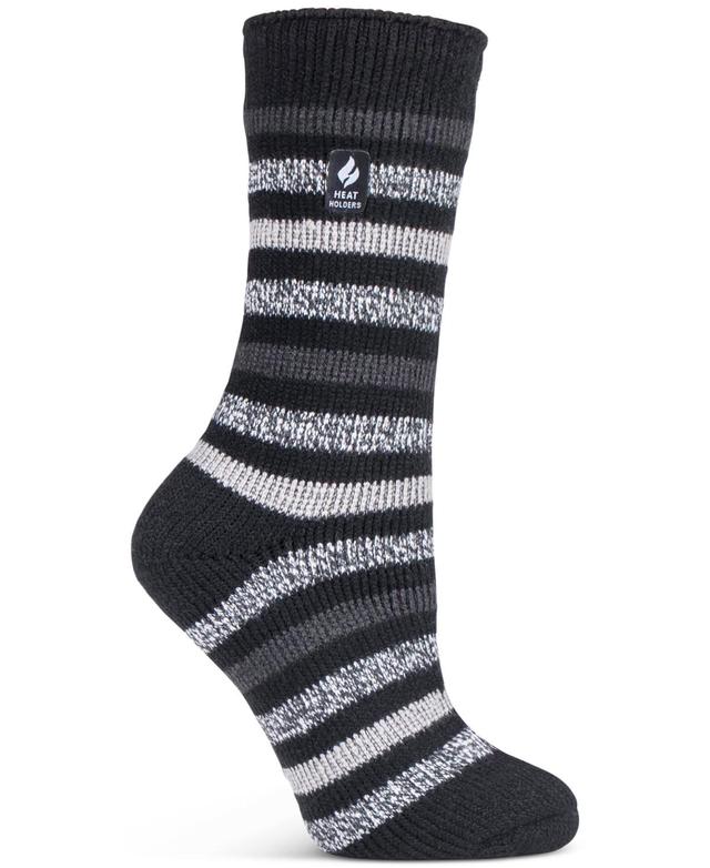 Heat Holders Womens Rosebud Multi Twist Stripe Crew Socks Product Image