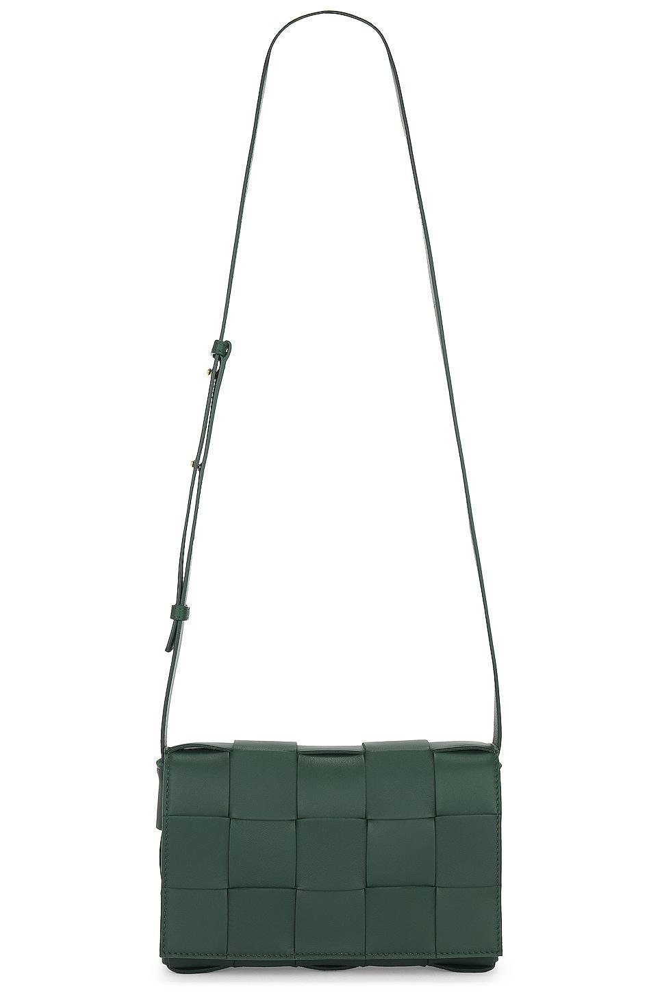 Bottega Veneta Cassette Bag in Dark Green Product Image