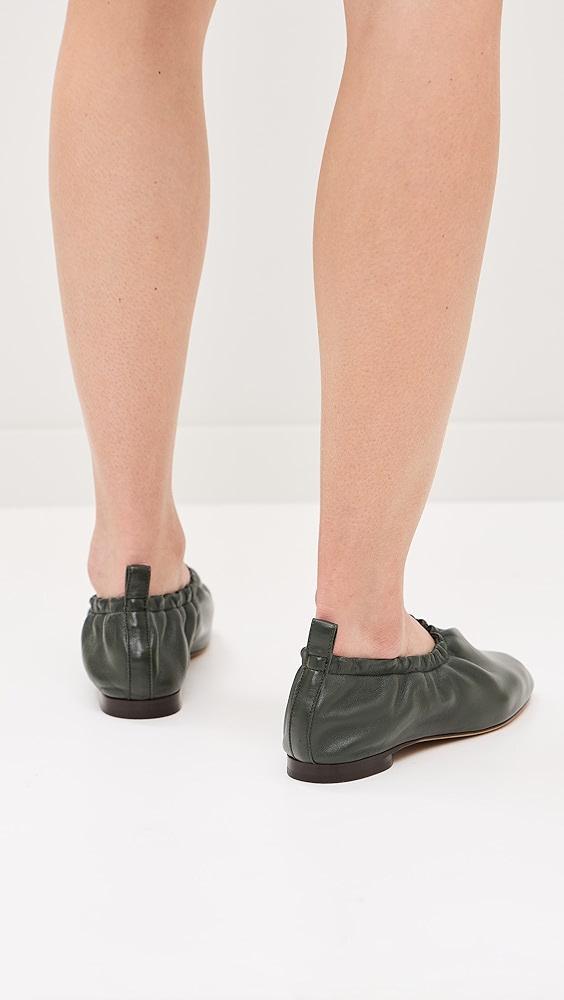 Mansur Gavriel Glove Ruched Ballerina Flats | Shopbop Product Image