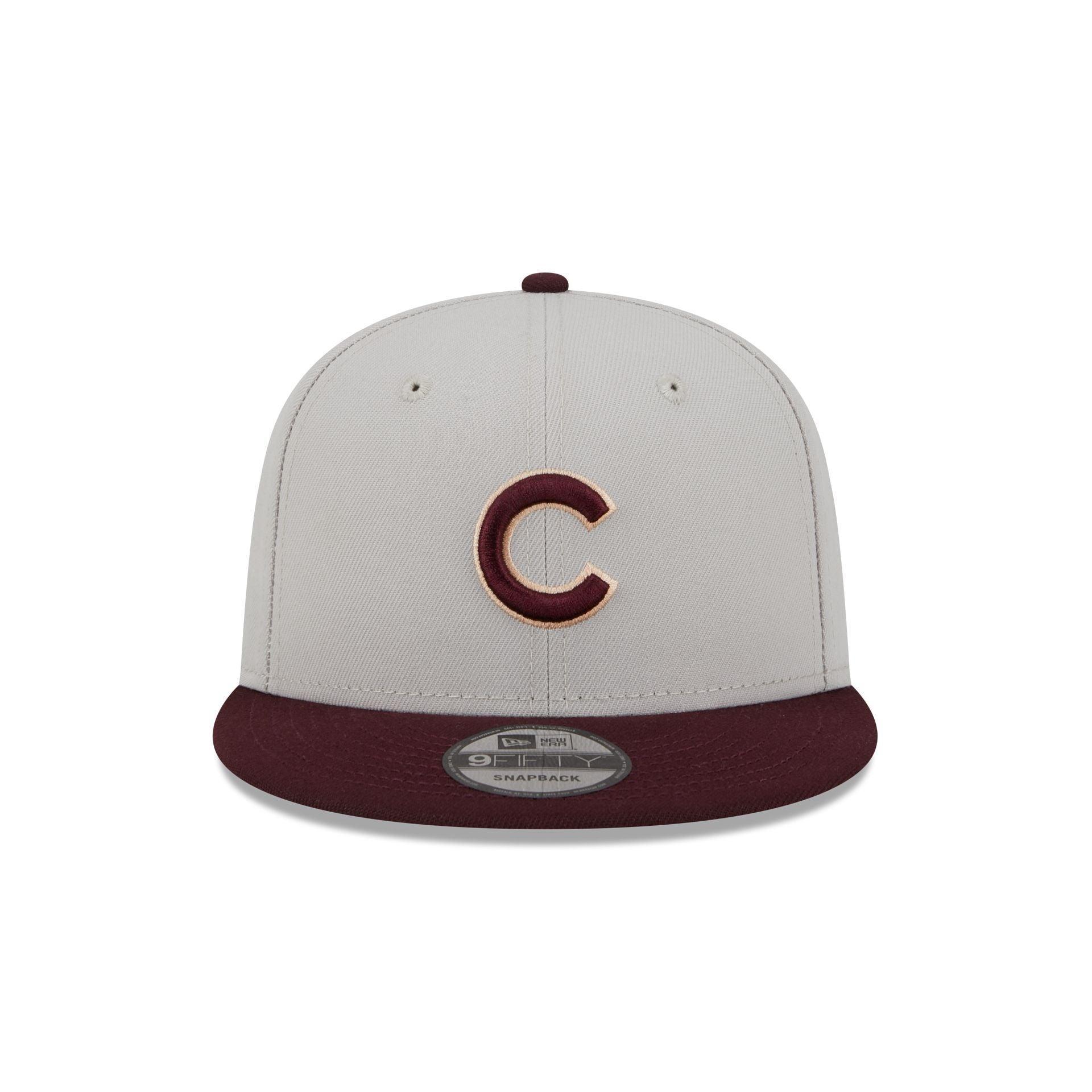 Chicago Cubs Mauve Visor 9FIFTY Snapback Hat Male Product Image