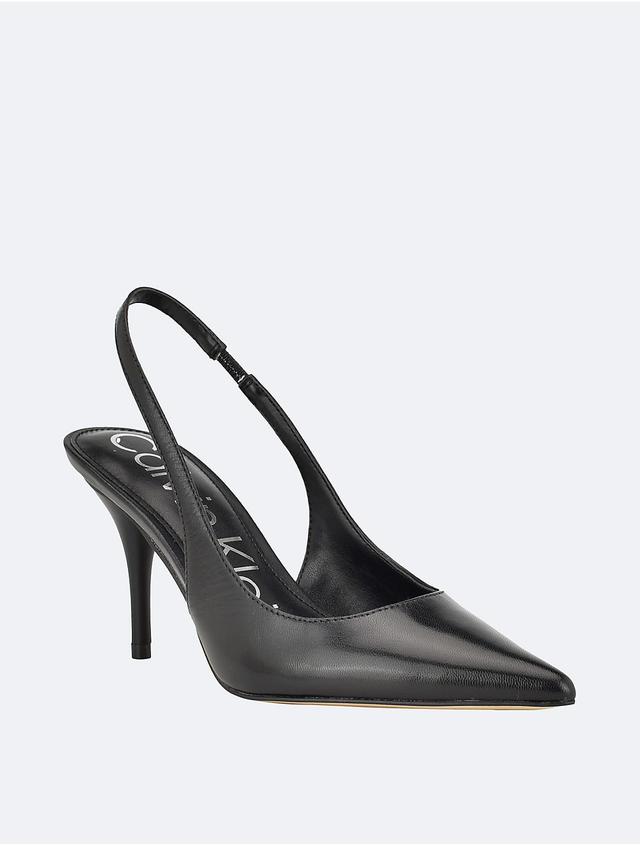 Calvin Klein Womens Cinola Slingback Heel - Black - 7.5 Product Image