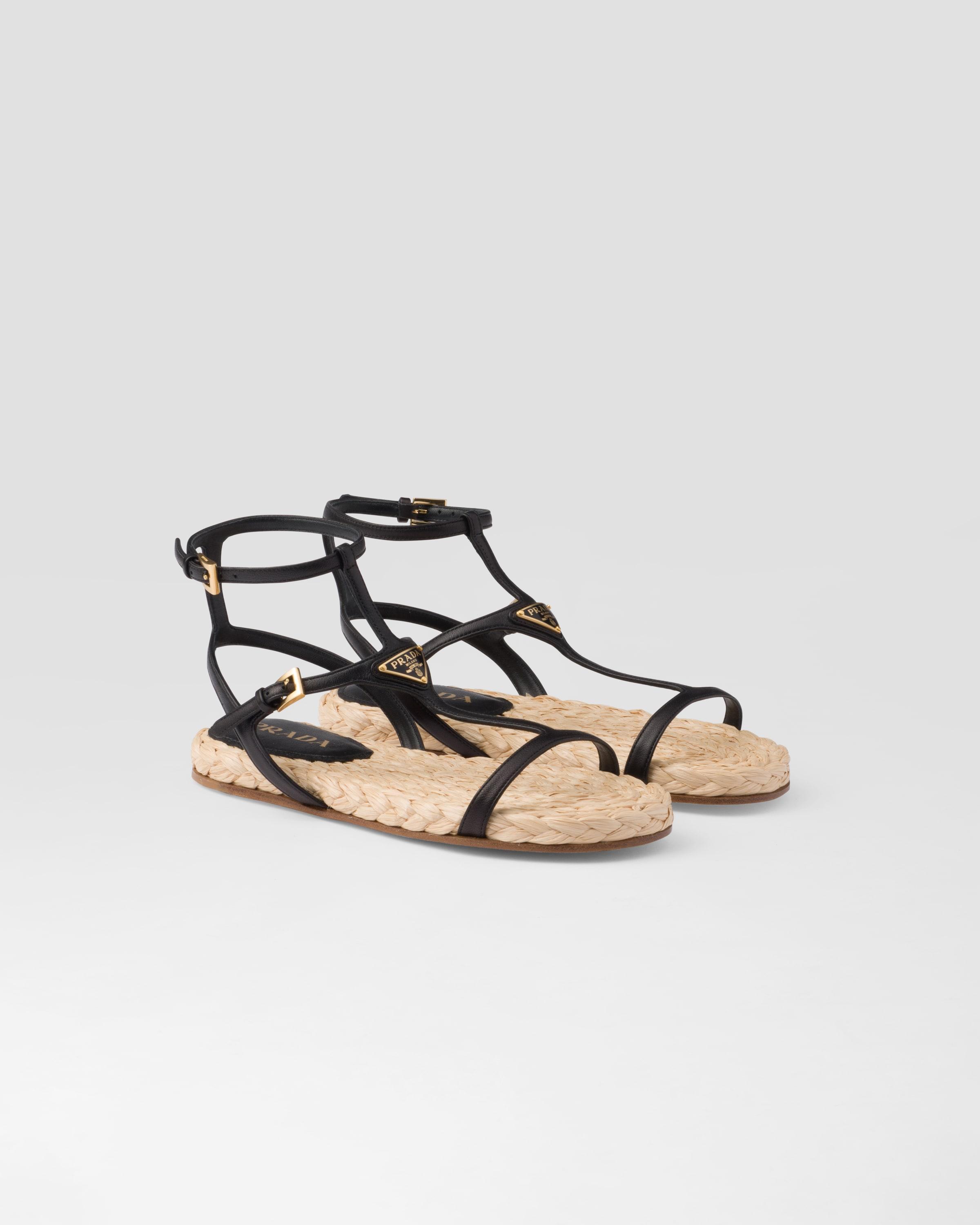 Flat nappa leather sandals product image