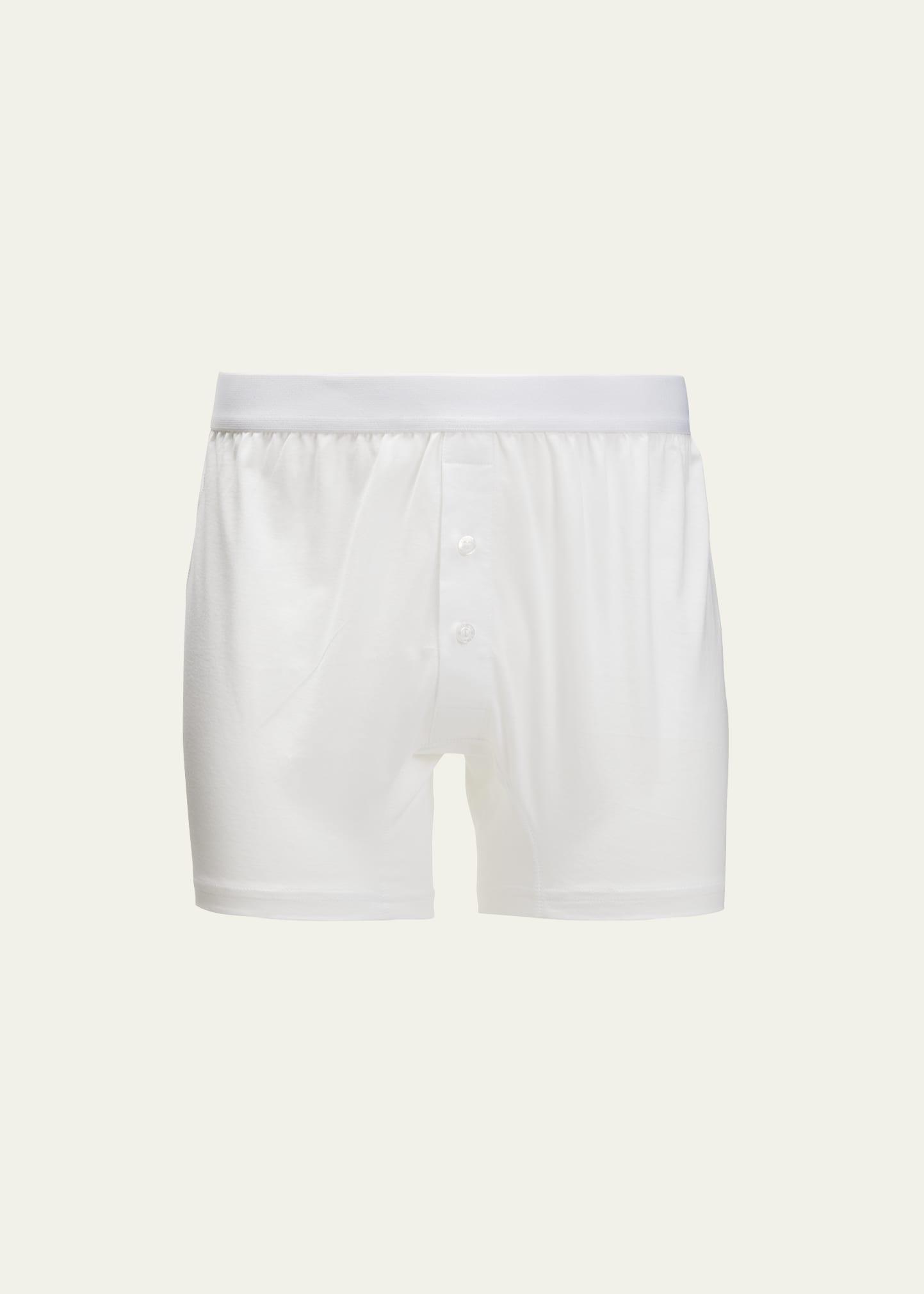 Mens Cotton-Stretch Boxer Briefs Product Image