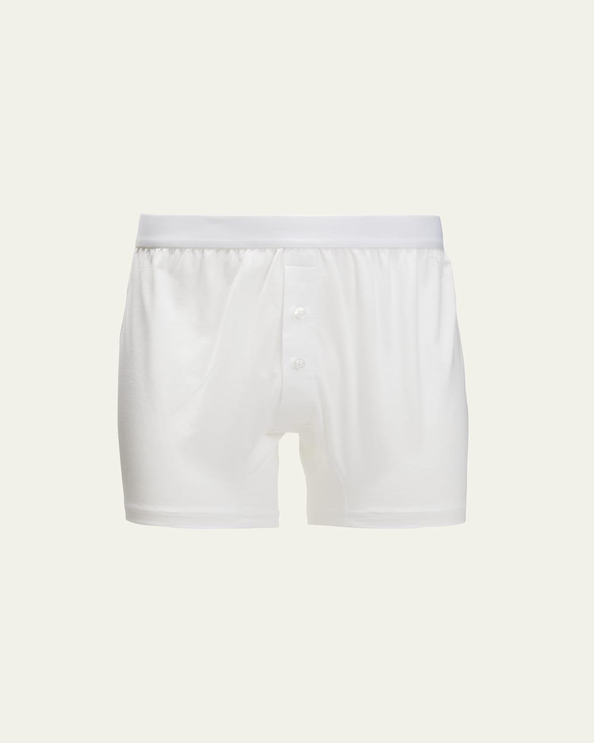 Mens Cotton-Stretch Boxer Briefs Product Image