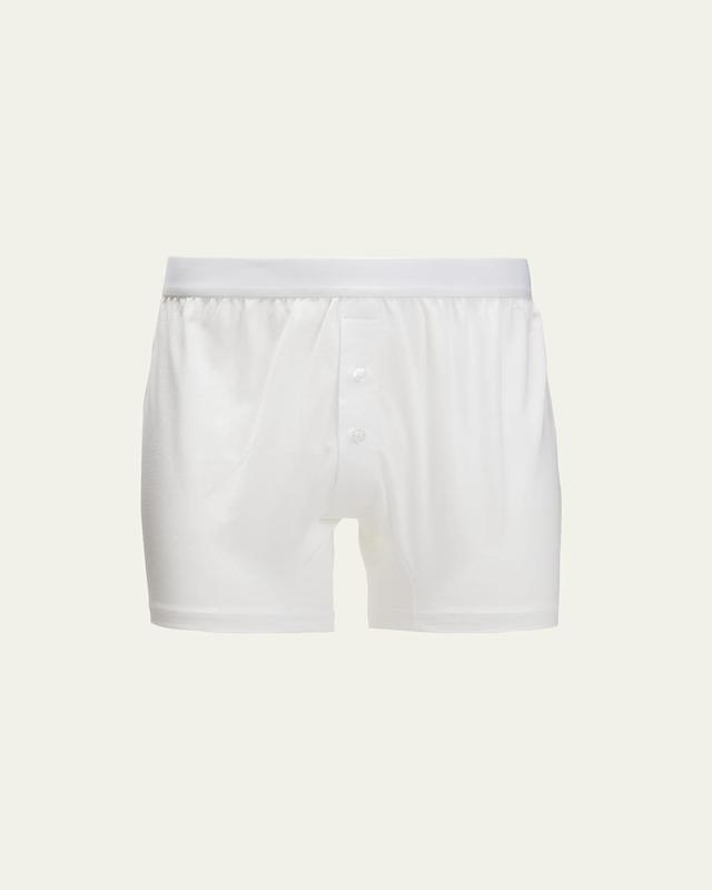 Mens Cotton-Stretch Boxer Briefs Product Image