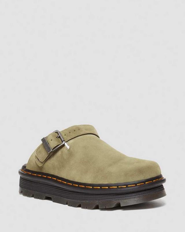 Dr. Martens Womens Carlson II Suede Slingback Mule Sandals Product Image