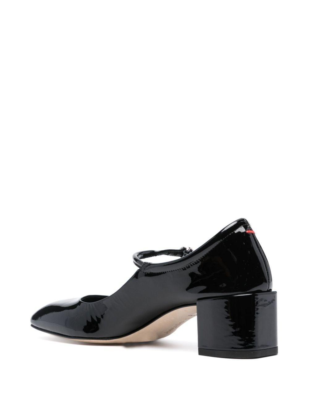 AEYDE Aline 45mm Leather Pumps In Black Product Image