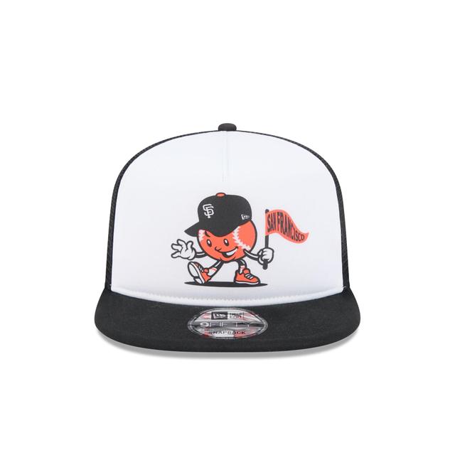 San Francisco Giants Court Sport 9FIFTY A-Frame Trucker Hat Male Product Image