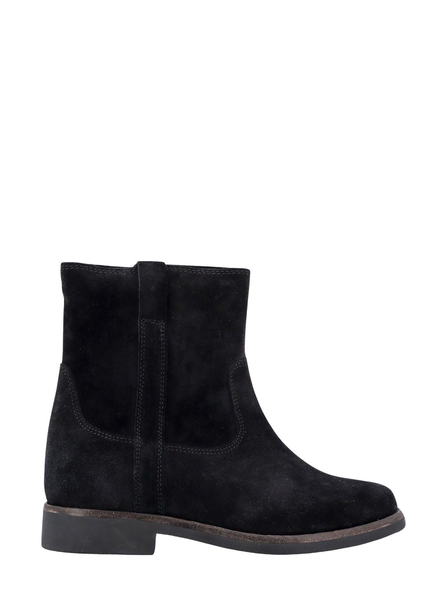 ISABEL MARANT Black Suede Susee Boots Product Image