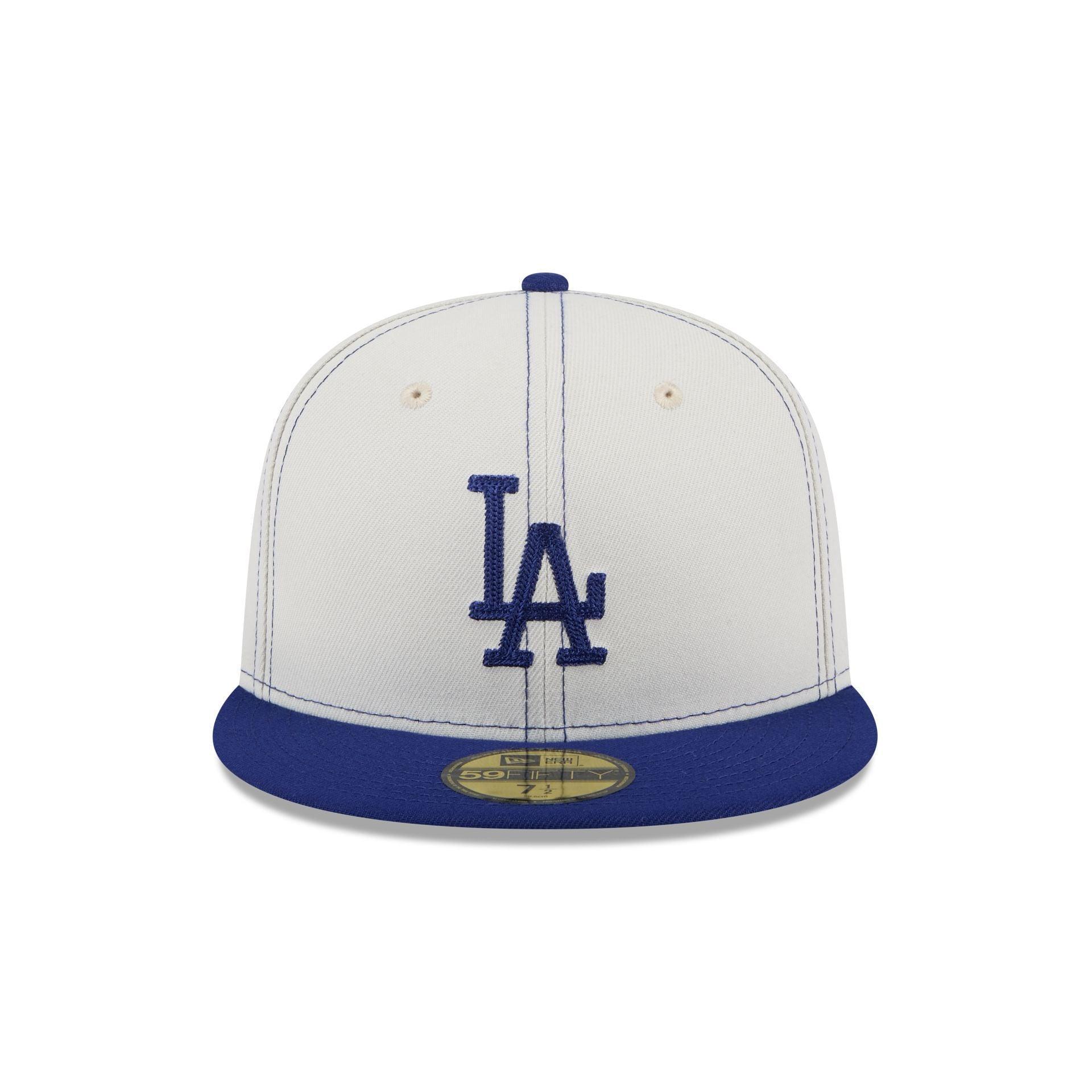 Los Angeles Dodgers Sandy Linen 59FIFTY Fitted Hat Male Product Image