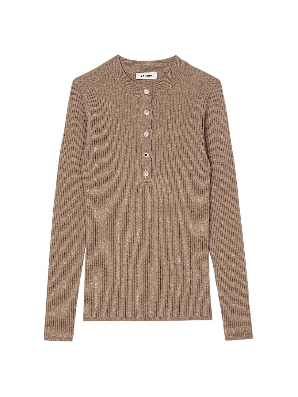 Womens Rib Knit Jumper Product Image