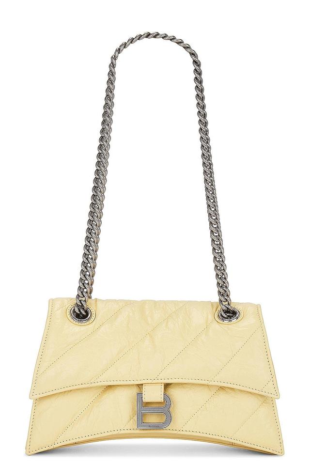 Balenciaga Small Crush Chain Bag in Yellow Product Image