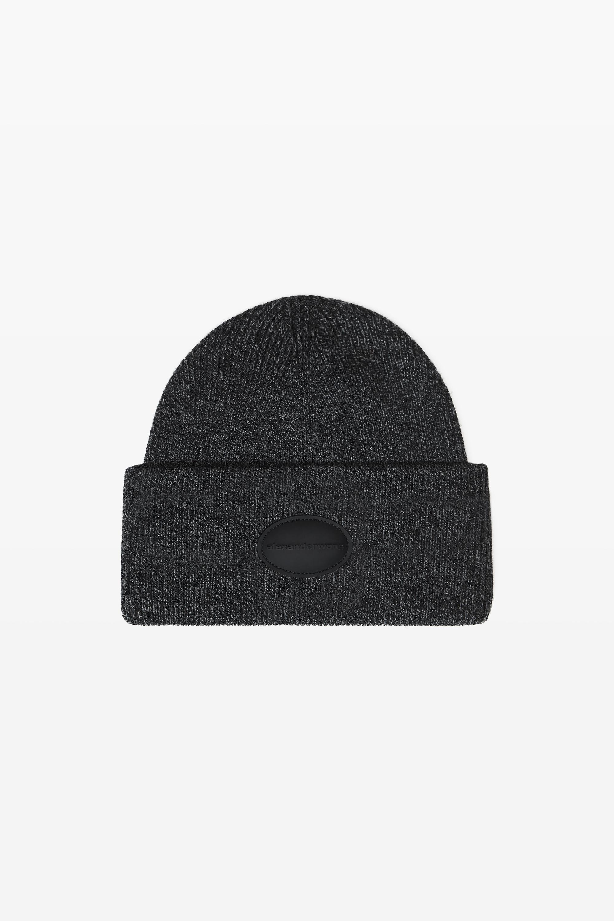 Dome Logo Beanie In Ribbed Wool Stretch product image