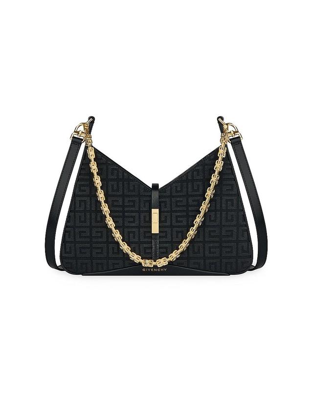 Givenchy Small Cut Out 4G Embroidered Shoulder Bag Product Image