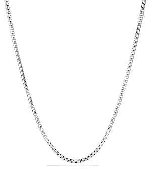 Mens Box Chain Necklace in Silver, 5.2mm, 20L Product Image