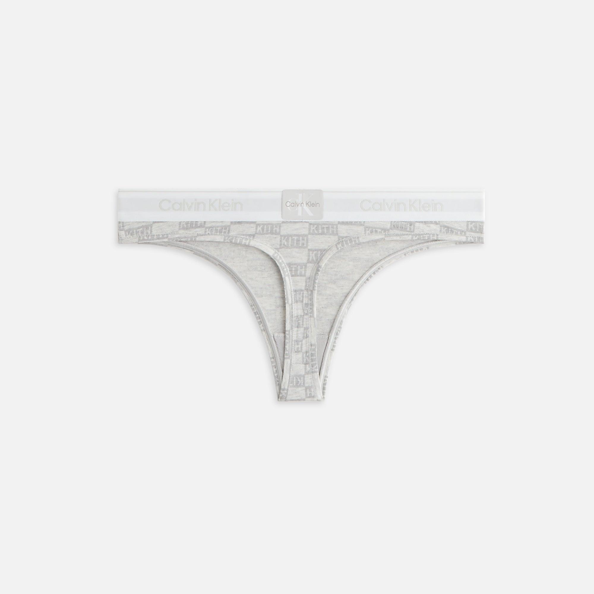 Kith Women for Calvin Klein Thong - Light Heather Grey Female Product Image