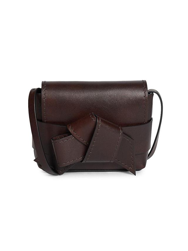 Womens Musubi Aged Leather Crossbody Wallet Product Image