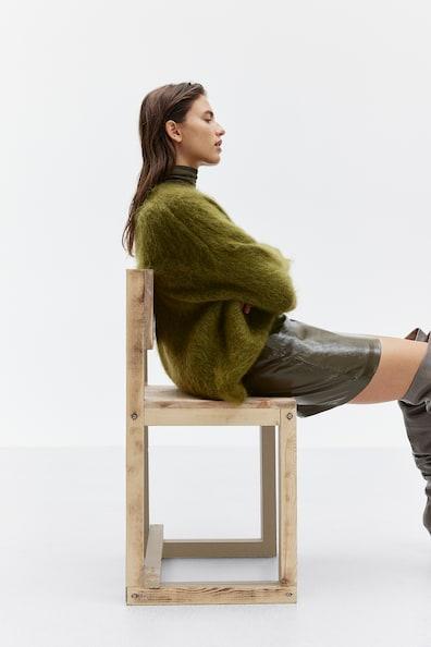 Oversized Mohair-Blend Sweater Product Image