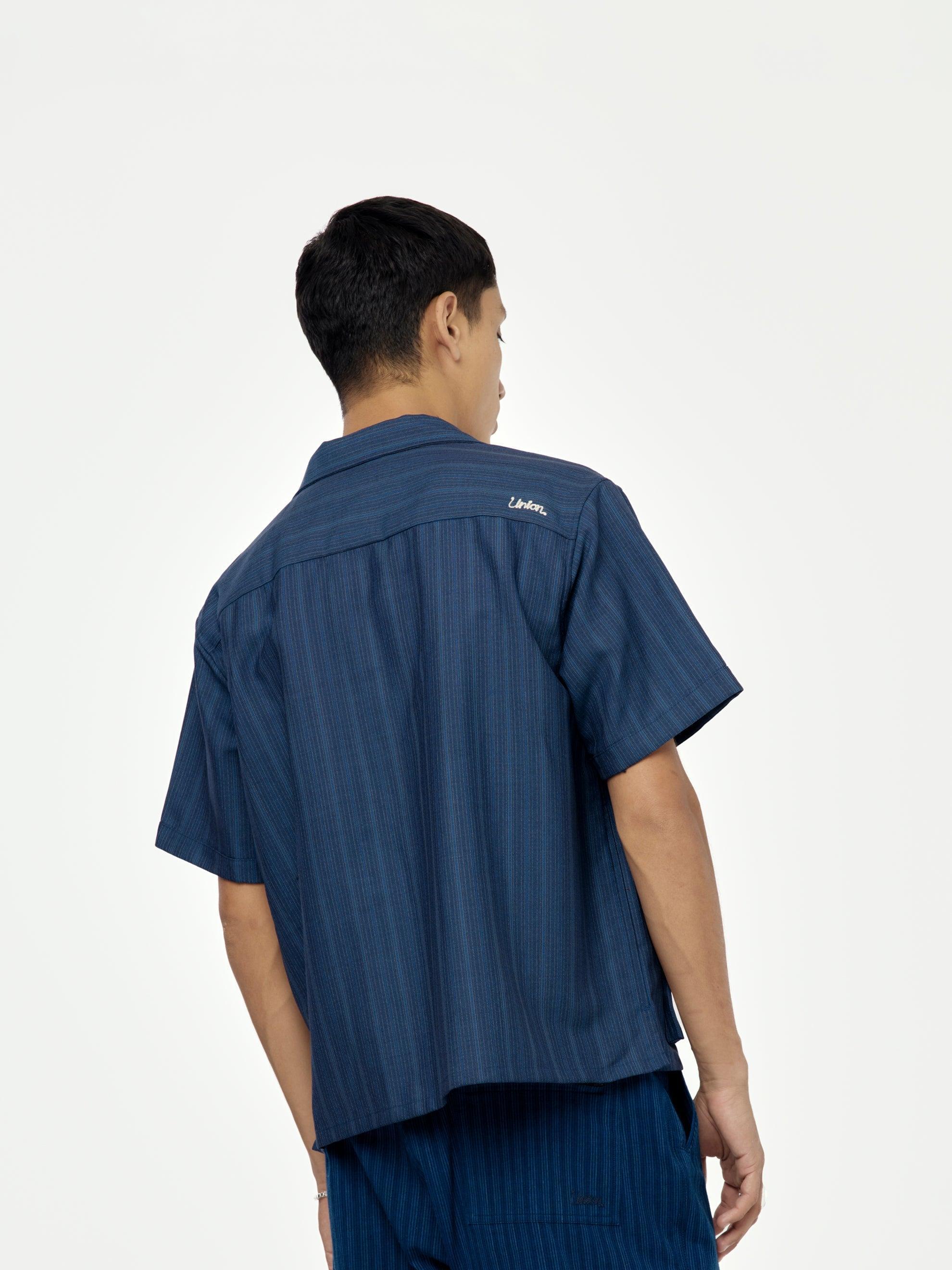 Yuge Fabric Langford Shirt (Navy) Product Image