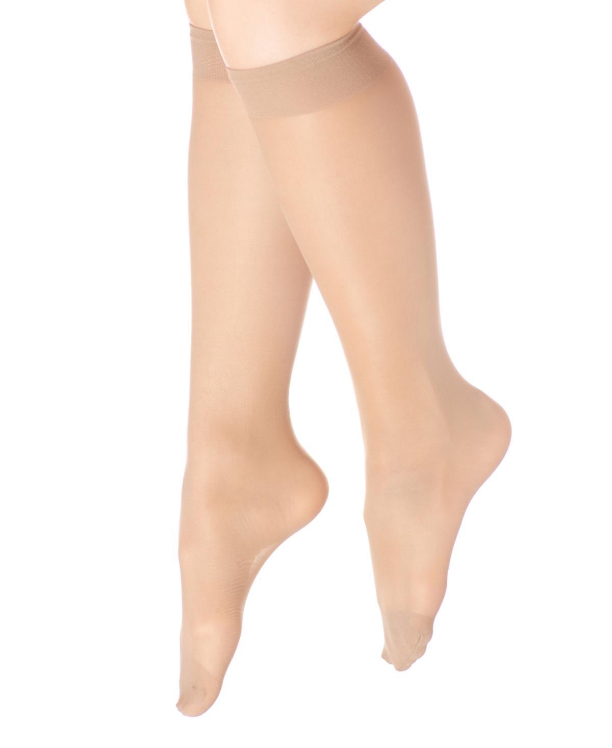 LECHERY 2-Pack Matte Silky Sheer 20 Knee High Socks Product Image