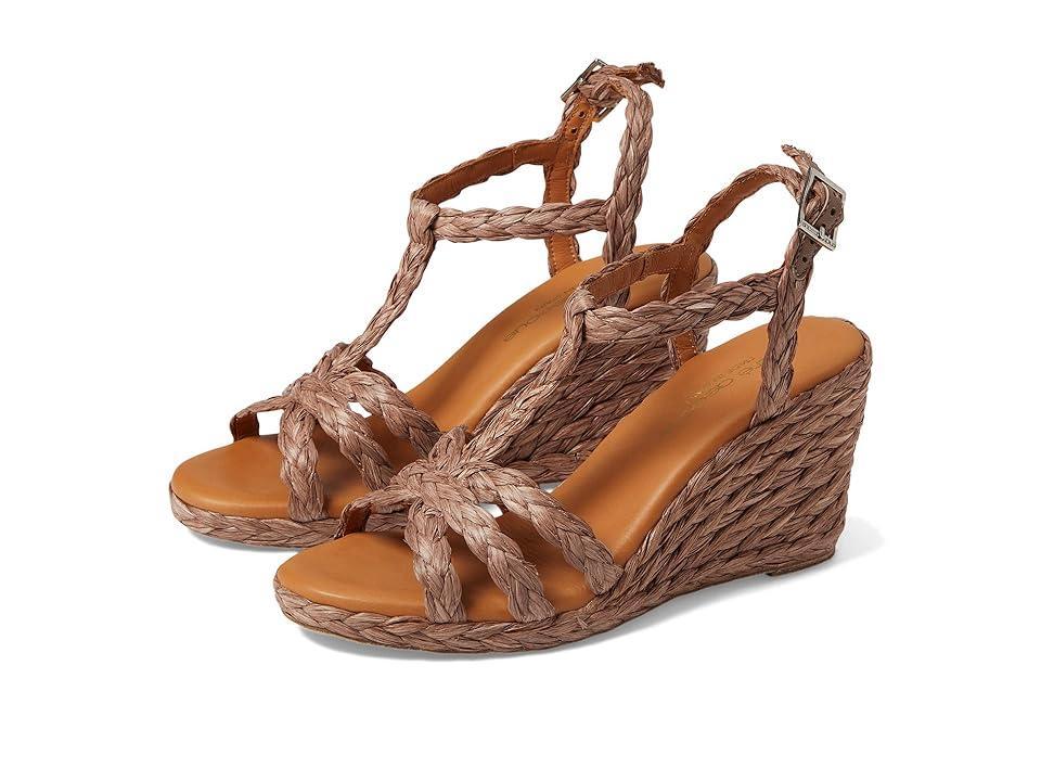 Andre Assous Madina Raffia (Chocolate) Women's Shoes Product Image