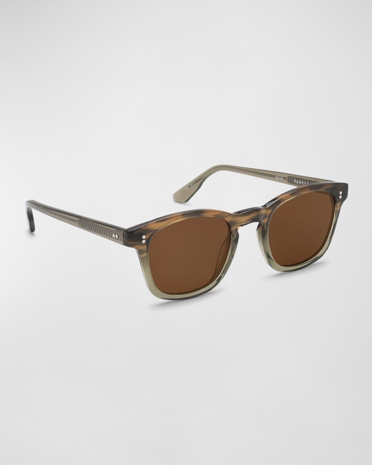 Men's Parker Acetate Square Sunglasses Product Image