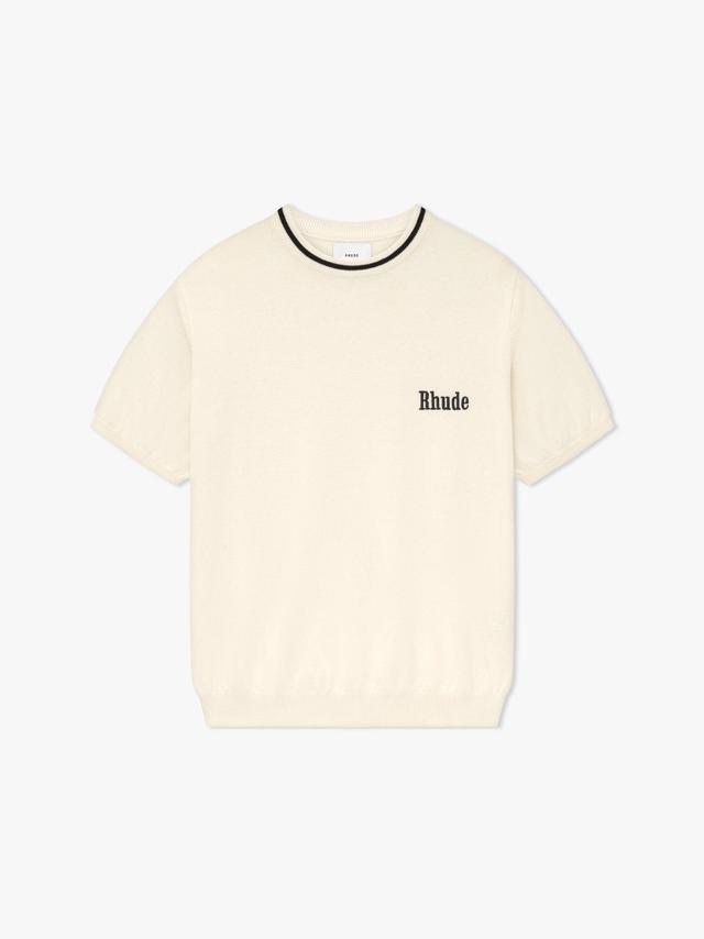 RHUDE LOGO KNIT TEE Male Product Image